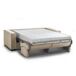 Sofá cama 2 plazas en tela Daabbo Sofá cama 2 plazas en tela Daabbo Beige