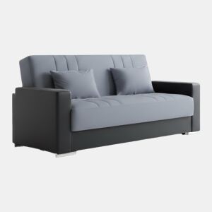 Sofá cama 3 lugares em tecido