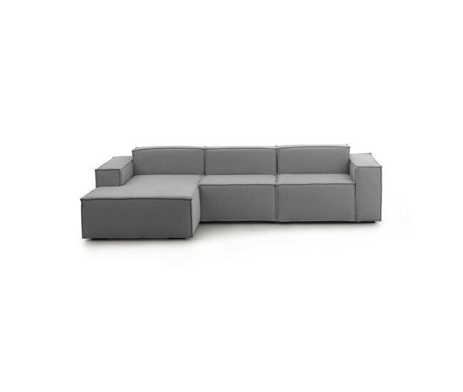 Sofá modular de 3 plazas con península izquierda Dflori