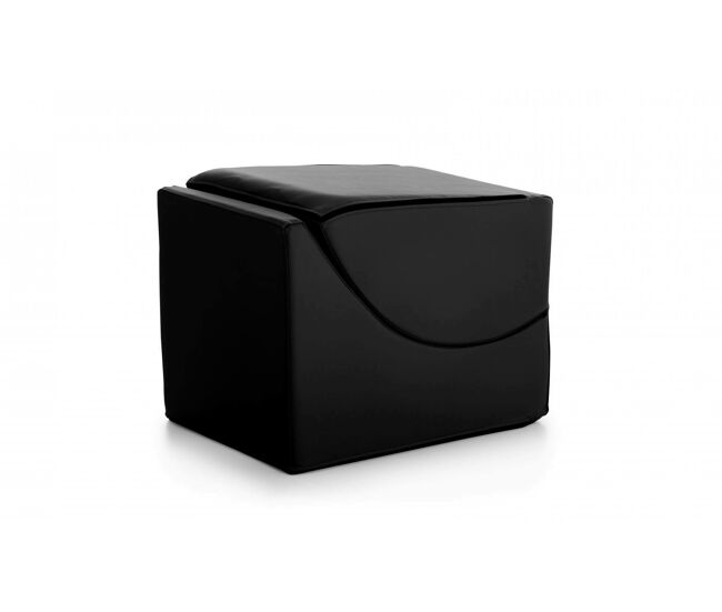 Cama plegable acolchada en cuero sintético