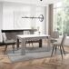 Mesa Comedor 140x90 Mesa Comedor 140x90 Blanco/ Gris