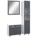 Conjunto de Baño MDF, Vidrio Templado kleankin Conjunto de Baño MDF, Vidrio Templado kleankin Blanco