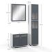 Conjunto de Baño MDF, Vidrio Templado kleankin Conjunto de Baño MDF, Vidrio Templado kleankin Blanco