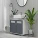 Conjunto de Baño MDF, Vidrio Templado kleankin Conjunto de Baño MDF, Vidrio Templado kleankin Blanco