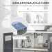Conjunto de Baño MDF, Vidrio Templado kleankin Conjunto de Baño MDF, Vidrio Templado kleankin Blanco