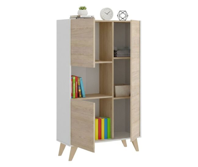 Alacena 4 estantes en madera nobilitata