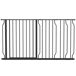 Barrera de Seguridad Acero, ABS PawHut Barrera de Seguridad Acero, ABS PawHut Negro