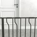 Barrera de Seguridad Acero, ABS PawHut Barrera de Seguridad Acero, ABS PawHut Negro