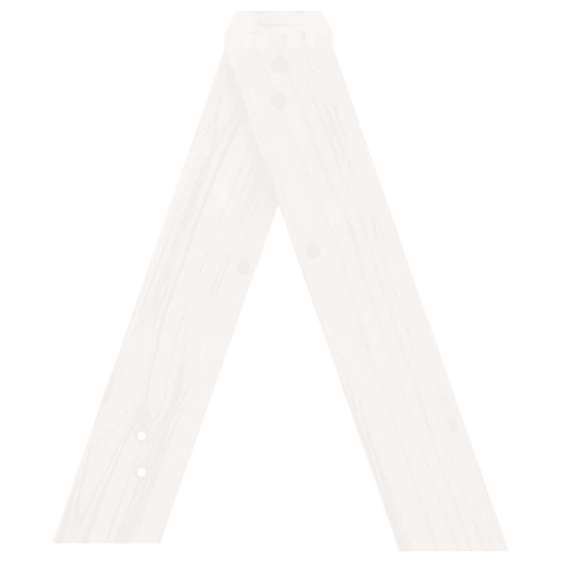 vidaXL Bancos 2 pcs 40x40x45 cm pinho maciço branco
