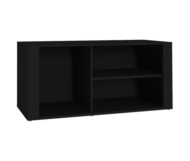 Vidaxl mueble zapatero madera contrachapada negro 100x35x45 cm
