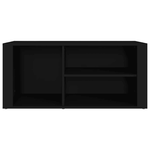 vidaXL Sapateira 100x35x45 cm derivados de madeira preto vidaXL Sapateira 100x35x45 cm derivados de madeira preto