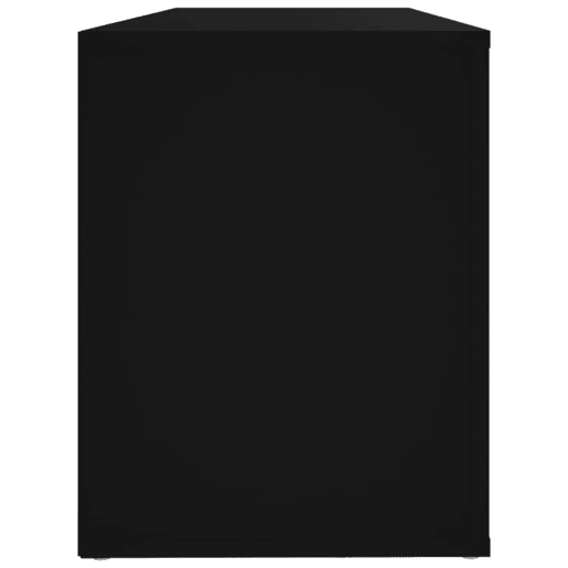 vidaXL Sapateira 100x35x45 cm derivados de madeira preto vidaXL Sapateira 100x35x45 cm derivados de madeira preto