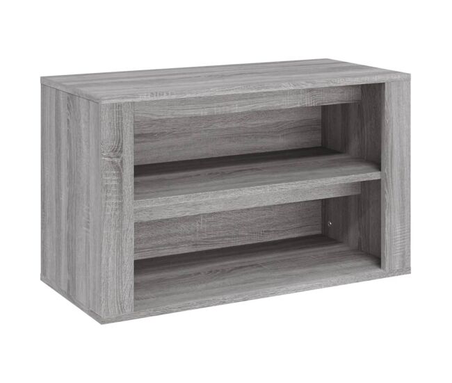 Vidaxl mueble zapatero madera contrachapada gris sonoma 75x35x45 cm