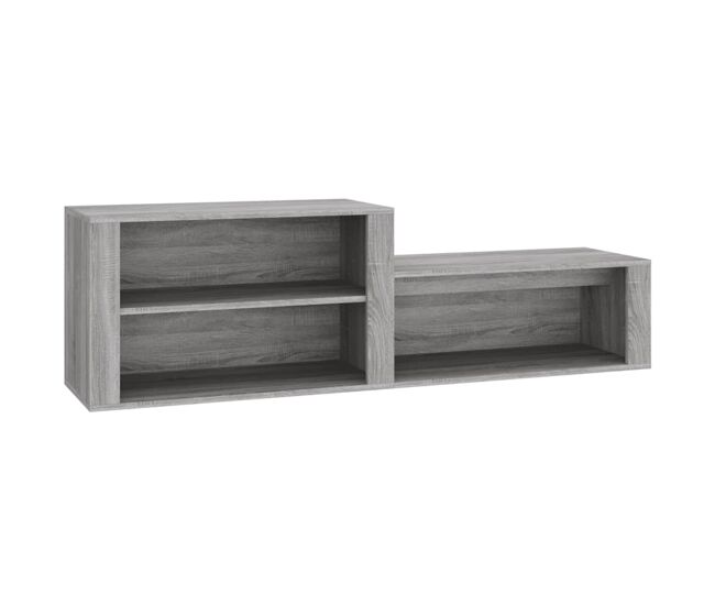 Vidaxl mueble zapatero madera contrachapada gris sonoma 150x35x45 cm
