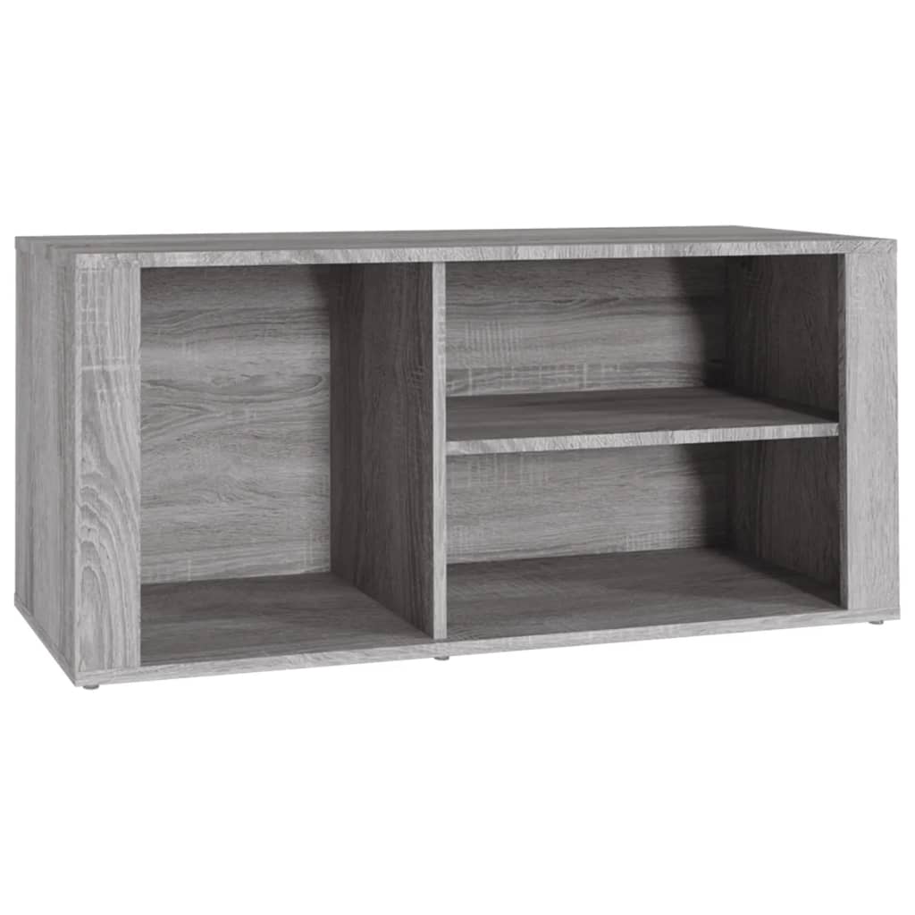 Vidaxl mueble zapatero madera contrachapada gris sonoma 100x35x45 cm