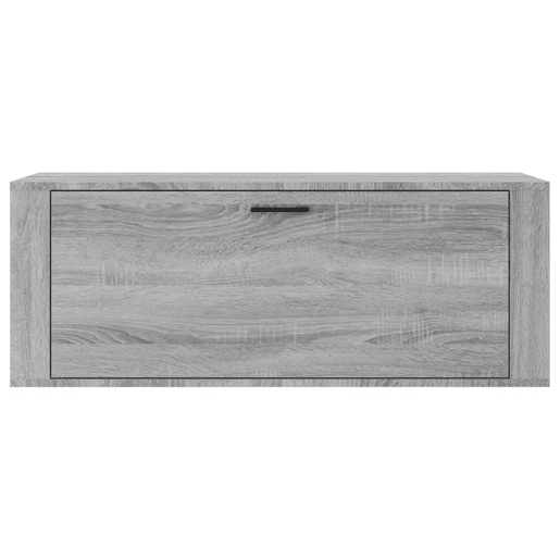 vidaXL Sapateira de parede 100x35x38 cm derivados madeira cinza sonoma
