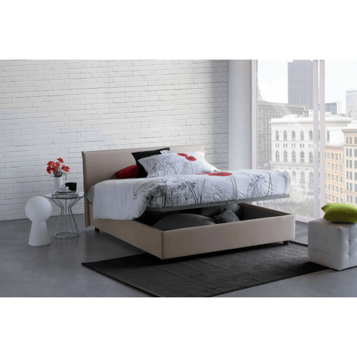 Cama de casal de tecido