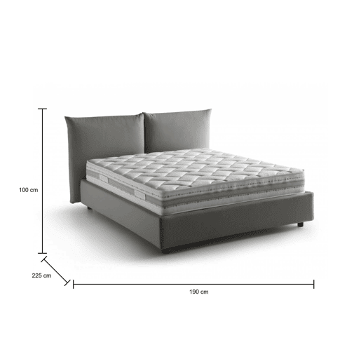 Cama de casal de tecido Cama de casal de tecido