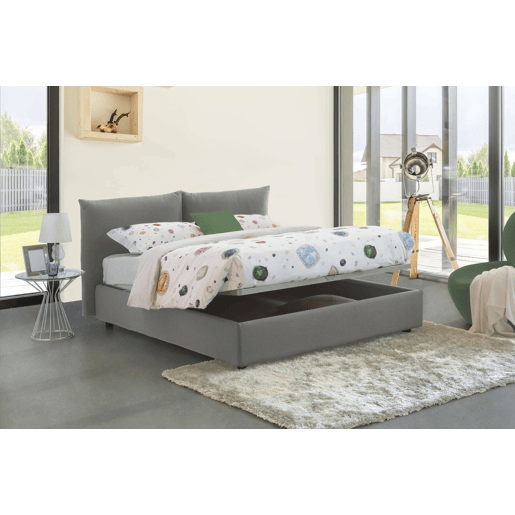 Cama de casal de tecido Cama de casal de tecido