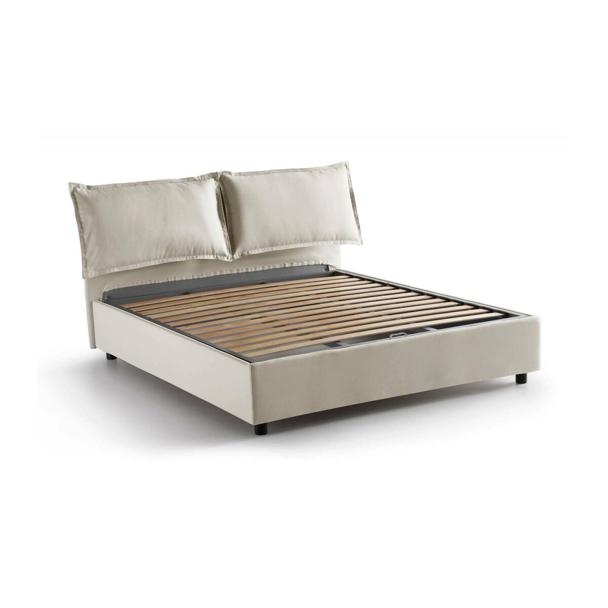 Cama de casal de tecido