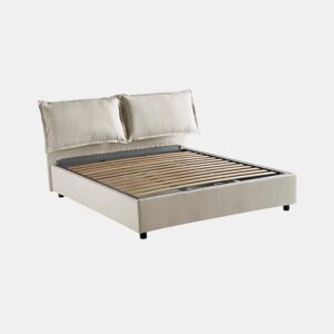 Cama de casal de tecido