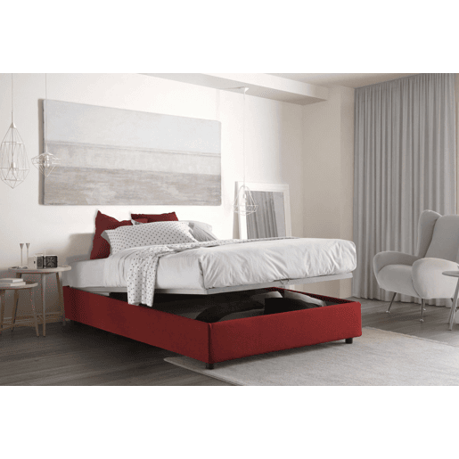 Cama de casal de tecido