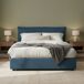 Cama de casal de tecido 175x215 Cama de casal de tecido 175x215 Azul