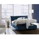 Cama de casal de tecido 175x215 Cama de casal de tecido 175x215 Azul