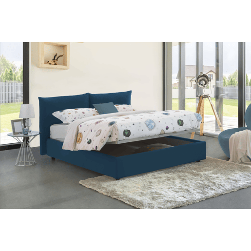 Cama de casal de tecido Cama de casal de tecido