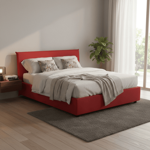 Cama de casal de tecido