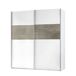 Armário 2 portas com efeito madeira 180 Armário 2 portas com efeito madeira 180 Blanco/ Madera