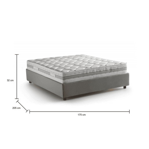 Cama de casal de tecido