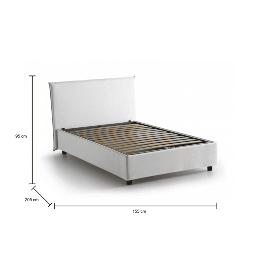 Cama de casal de tecido Cama de casal de tecido