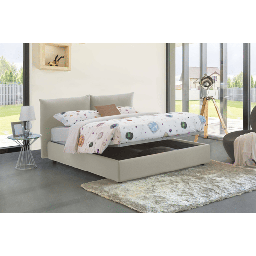 Cama de casal de tecido Cama de casal de tecido