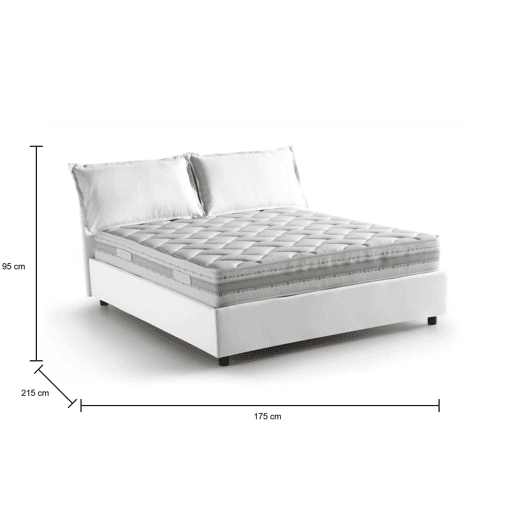 Cama de casal de tecido