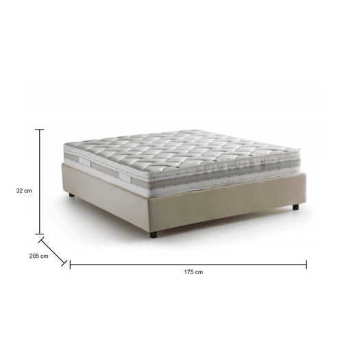 Cama de casal de tecido