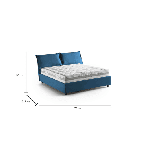 Cama de casal de tecido Cama de casal de tecido