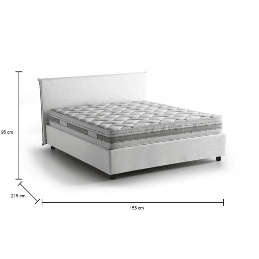 Cama de casal de tecido