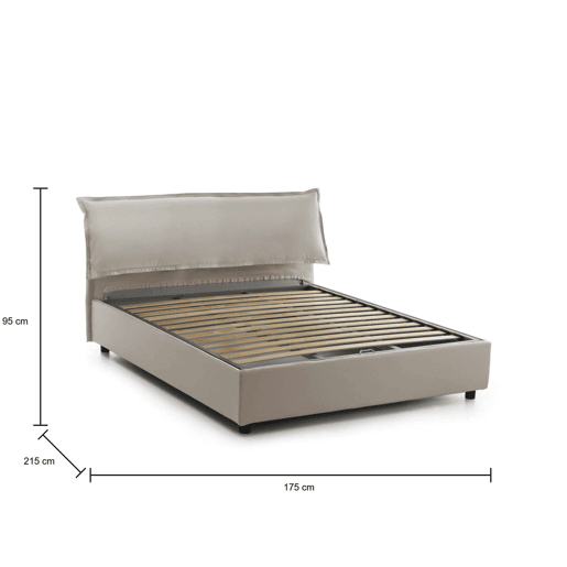 Cama de casal de tecido Cama de casal de tecido