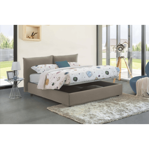 Cama de casal de tecido Cama de casal de tecido