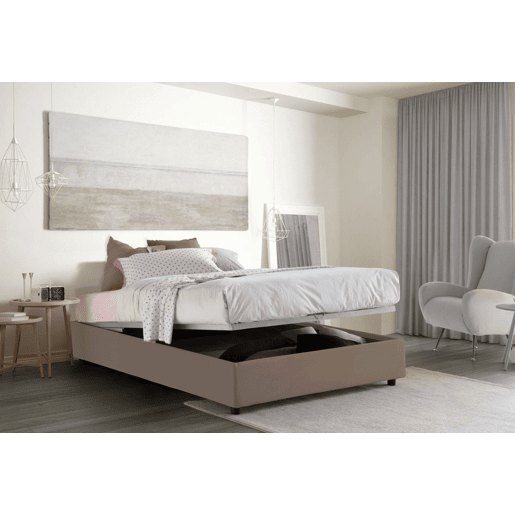 Cama de casal de tecido Cama de casal de tecido