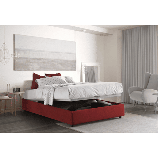 Cama de casal de tecido Cama de casal de tecido