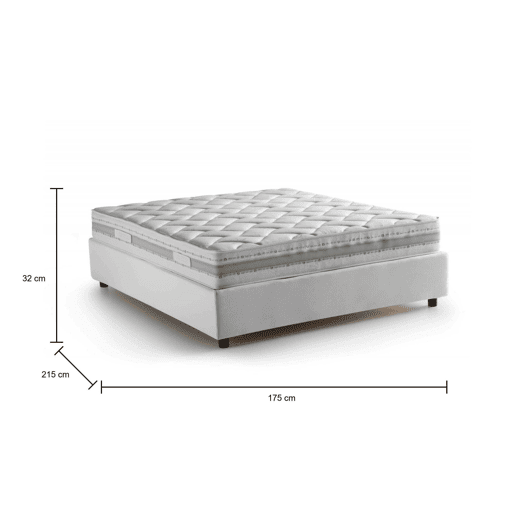 Cama de casal de tecido Cama de casal de tecido