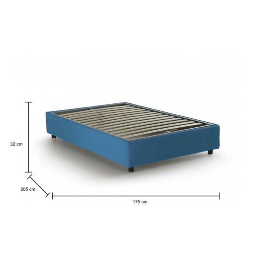 Cama de casal de tecido Cama de casal de tecido