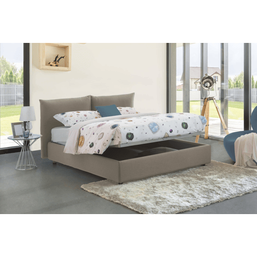 Cama de casal de tecido Cama de casal de tecido