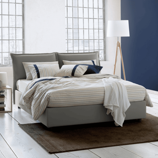 Cama de casal de tecido Cama de casal de tecido