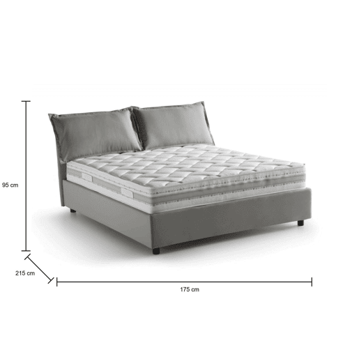 Cama de casal de tecido Cama de casal de tecido