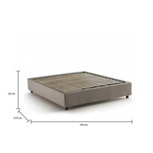 Cama de casal de tecido Cama de casal de tecido