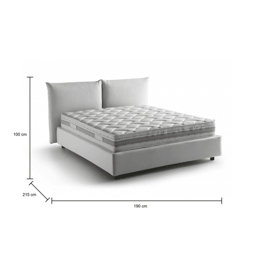 Cama de casal de tecido Cama de casal de tecido