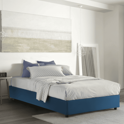 Cama de casal de tecido